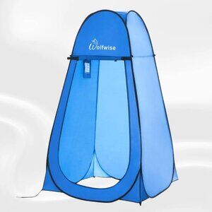 WolfWise Pop-Up Privacy Shower Tent – Portable Outdoor Camping Shelter